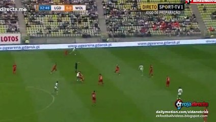 0-1 Aaron Hunt Goal | Lechia Gdansk v. Wolfsburg - Friendly match 12.07.2015