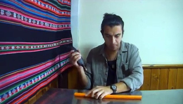 Video 3 - Como construir una quena: Construcción de los orificios y acabado