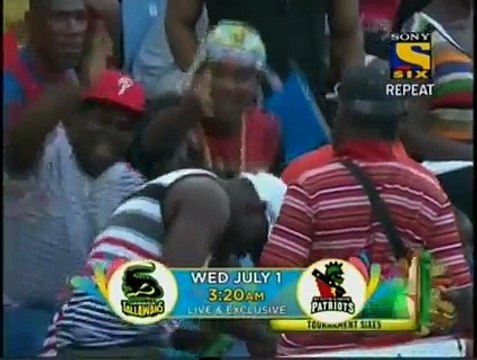 Chris Gayle 9 Sixes vs St Lucia Zouks - 90 off 36 balls!! CPL 2015