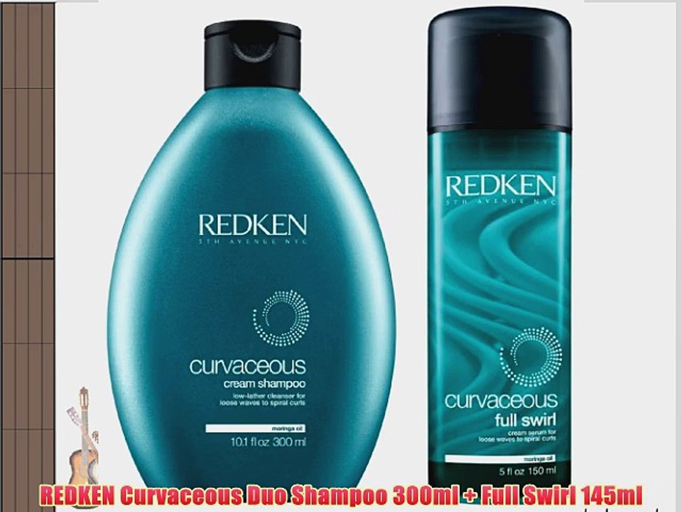 REDKEN Curvaceous Duo Shampoo 300ml   Full Swirl 145ml