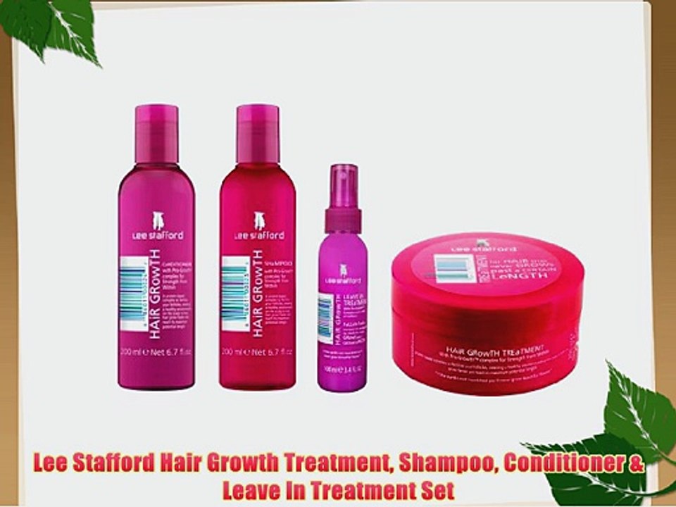 Lee Stafford Hair Growth Treatment Shampoo Conditioner