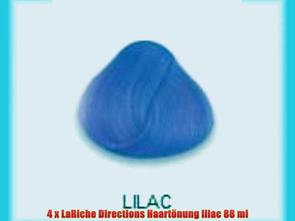 4 x LaRiche Directions Haart?nung lilac 88 ml