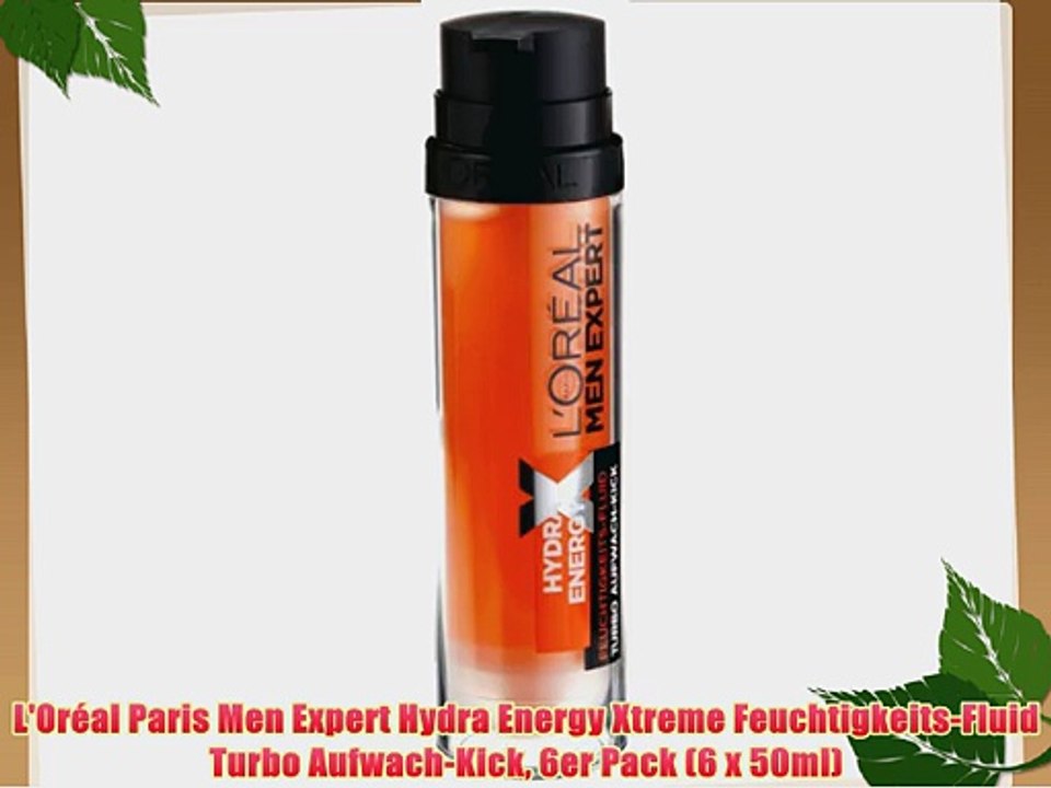 L'Or?al Paris Men Expert Hydra Energy Xtreme Feuchtigkeits-Fluid Turbo Aufwach-Kick 6er Pack