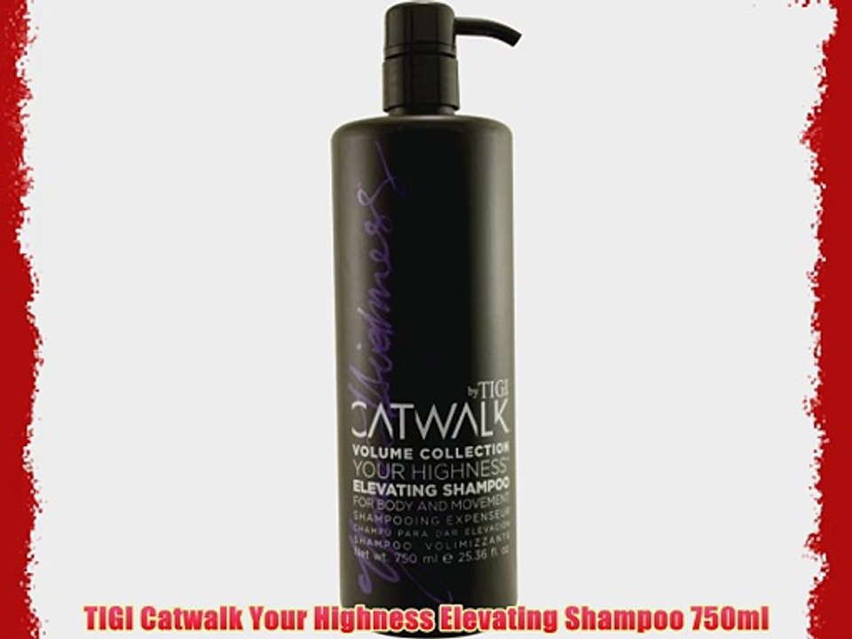 TIGI Catwalk Your Highness Elevating Shampoo 750ml