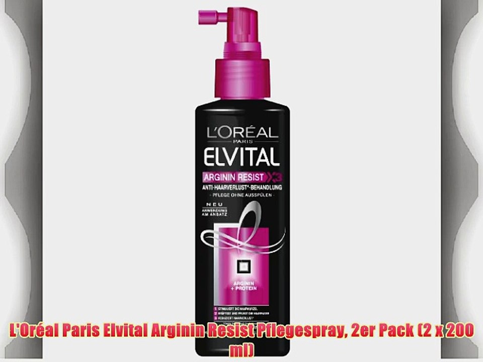 L'Or?al Paris Elvital Arginin Resist Pflegespray 2er Pack (2 x 200 ml)