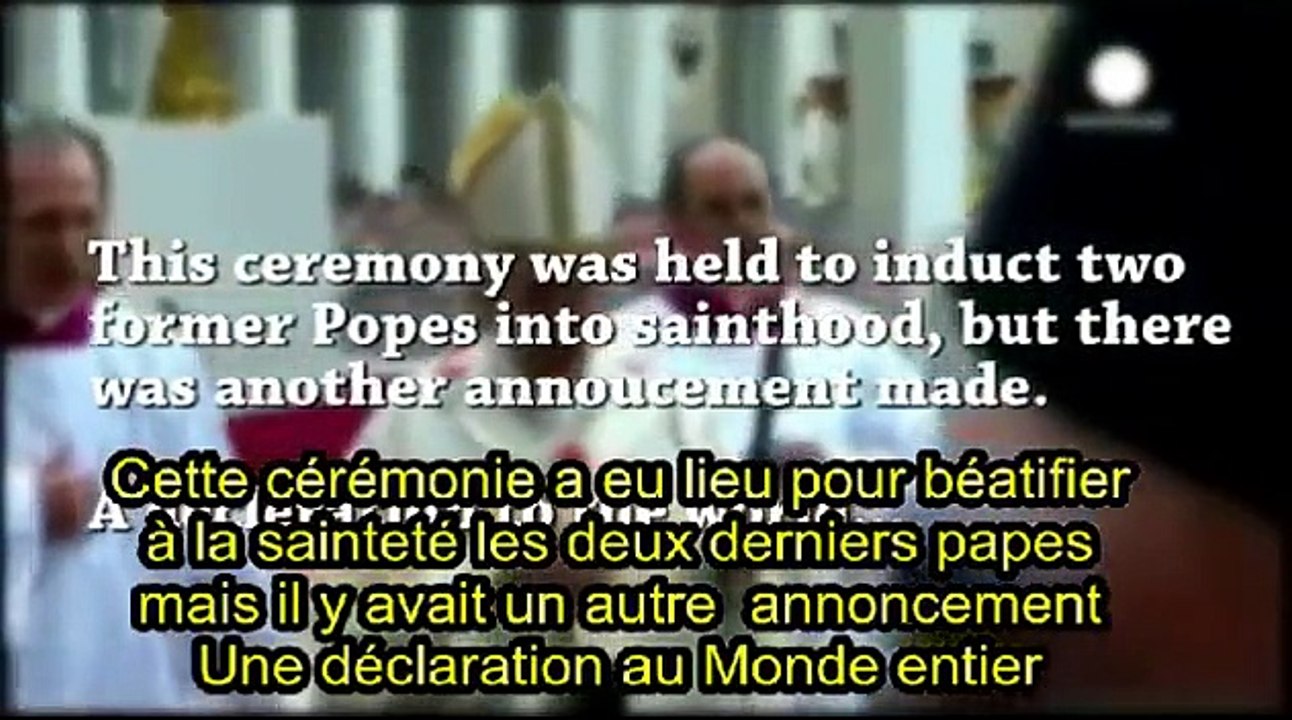 Pape Francois 1er glorifie Lucifer lors des béatifications des papes