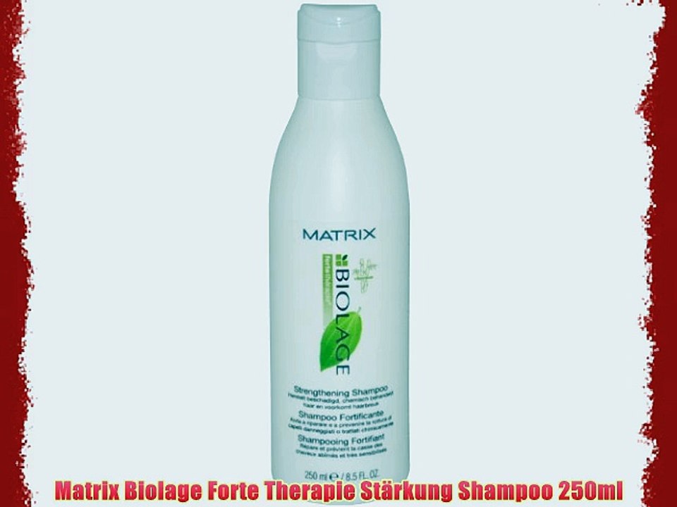 Matrix Biolage Forte Therapie St?rkung Shampoo 250ml