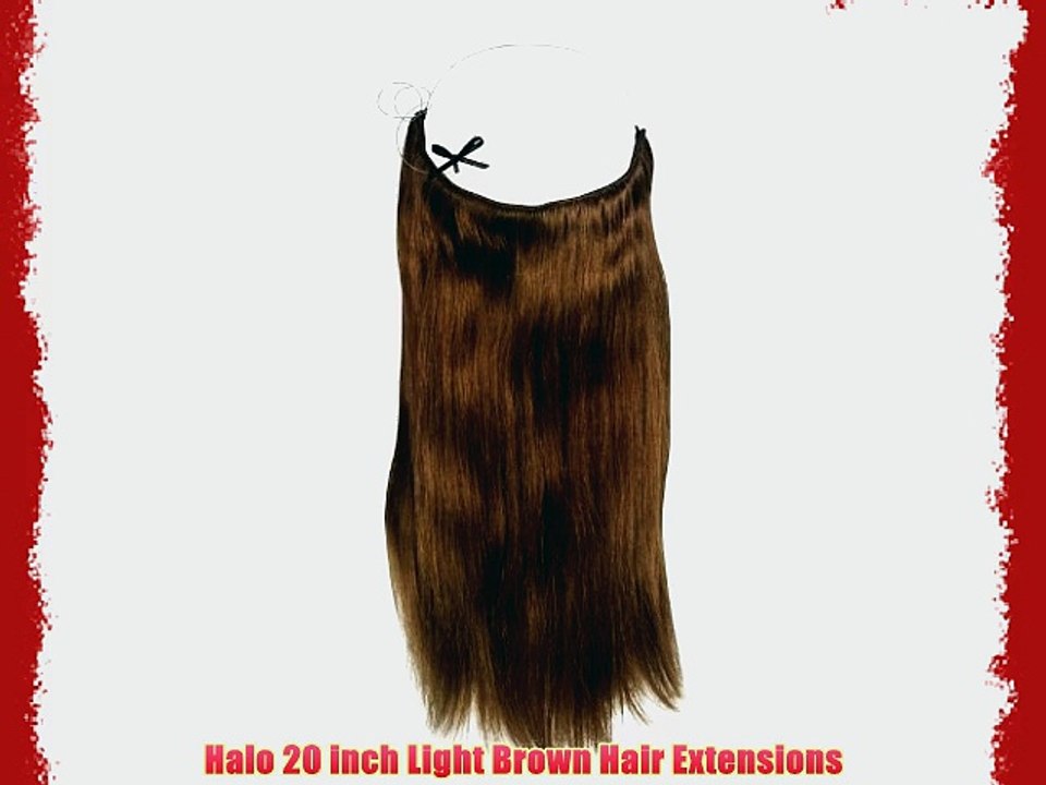 Halo 20 inch Light Brown Hair Extensions