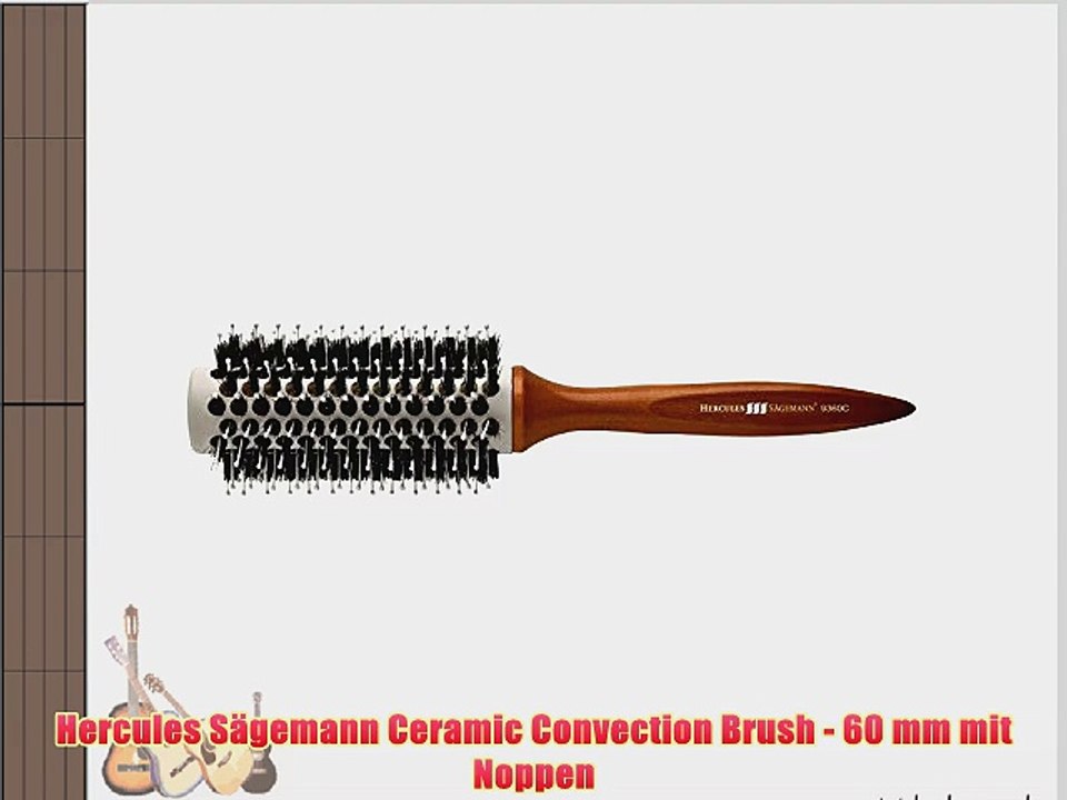 Hercules S?gemann Ceramic Convection Brush - 60 mm mit Noppen