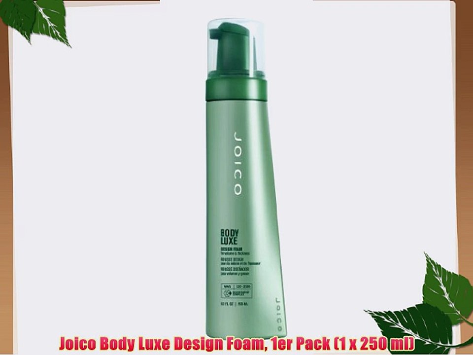 Joico Body Luxe Design Foam 1er Pack (1 x 250 ml)