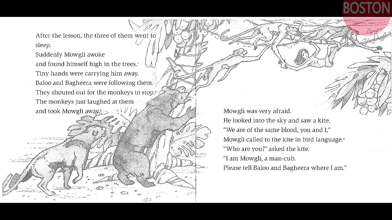 English listening practice - The Jungle Book - Audio with subtitles