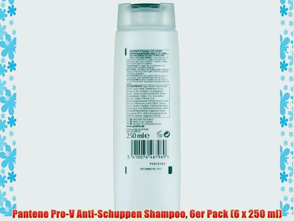 Pantene Pro-V Anti-Schuppen Shampoo 6er Pack (6 x 250 ml)