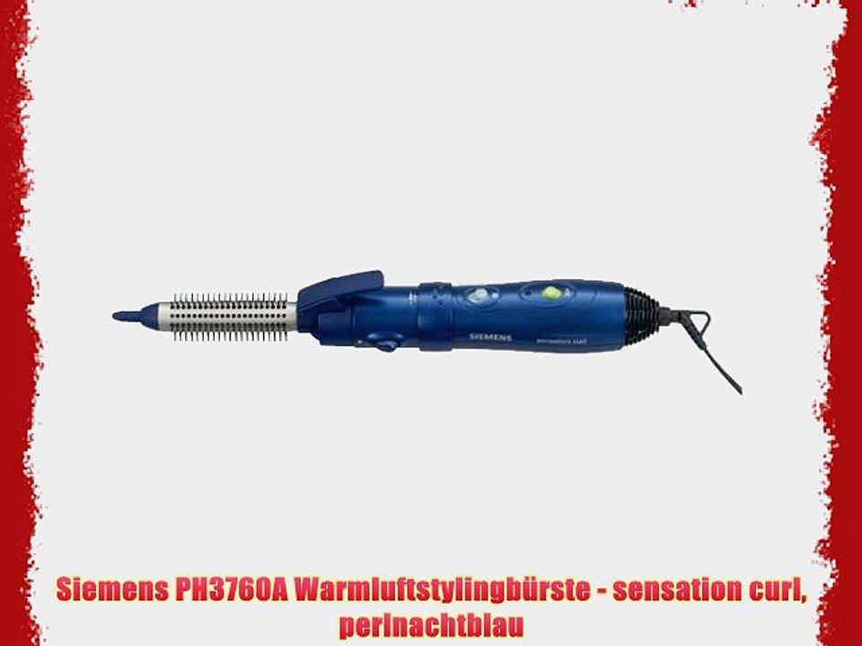 Siemens PH3760A Warmluftstylingb?rste - sensation curl perlnachtblau