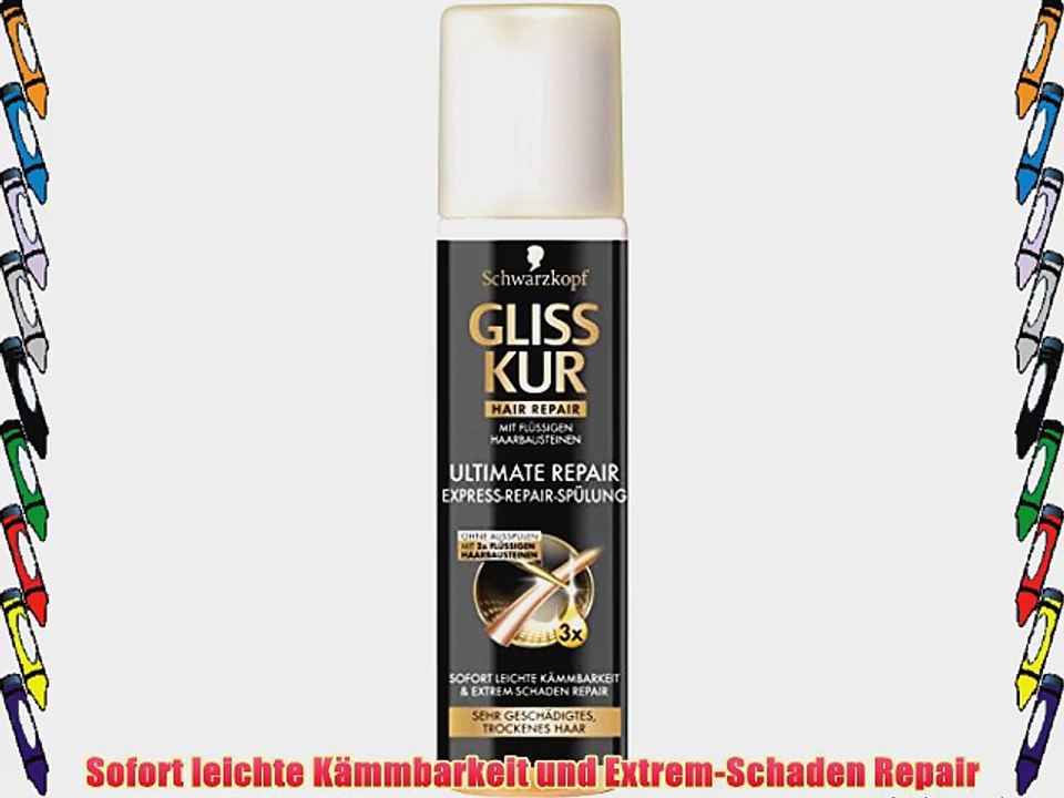 Gliss Kur Ultimate Repair Express-Repair-Sp?lung 6er Pack (6 x 200 ml)