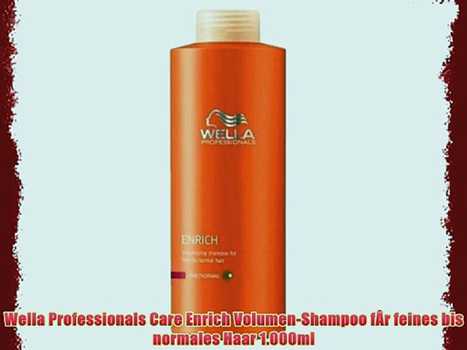 Wella Professionals Care Enrich Volumen-Shampoo f??r feines bis normales Haar 1.000ml