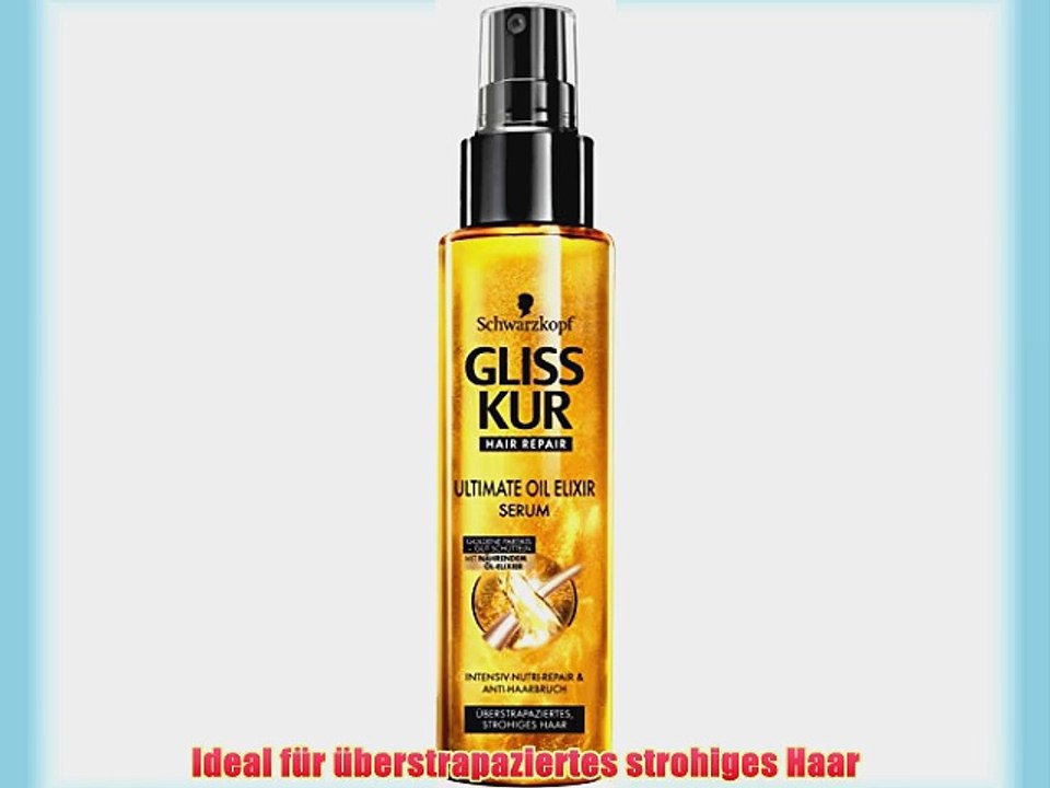 Gliss Kur Ultimate Oil Elixir Serum 6er Pack (6 x 100 ml)
