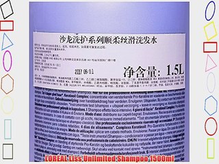 LOREAL Liss Unlimited Shampoo 1500ml