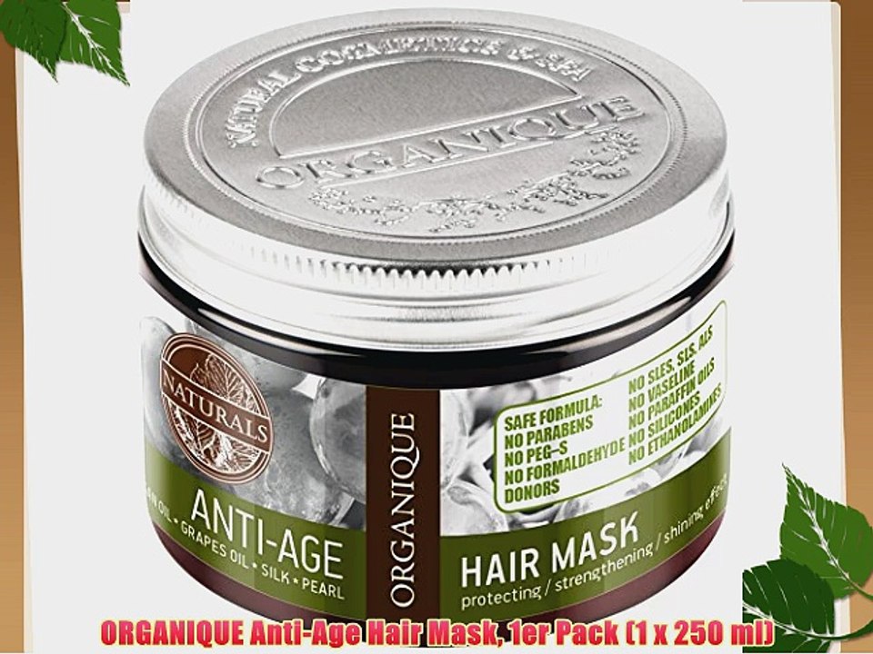 ORGANIQUE Anti-Age Hair Mask 1er Pack (1 x 250 ml)