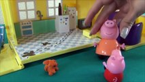 Peppa Pig en français. Peppa Pig rencontre l´écureuil. Peppa aide à l´écureuil de trouver