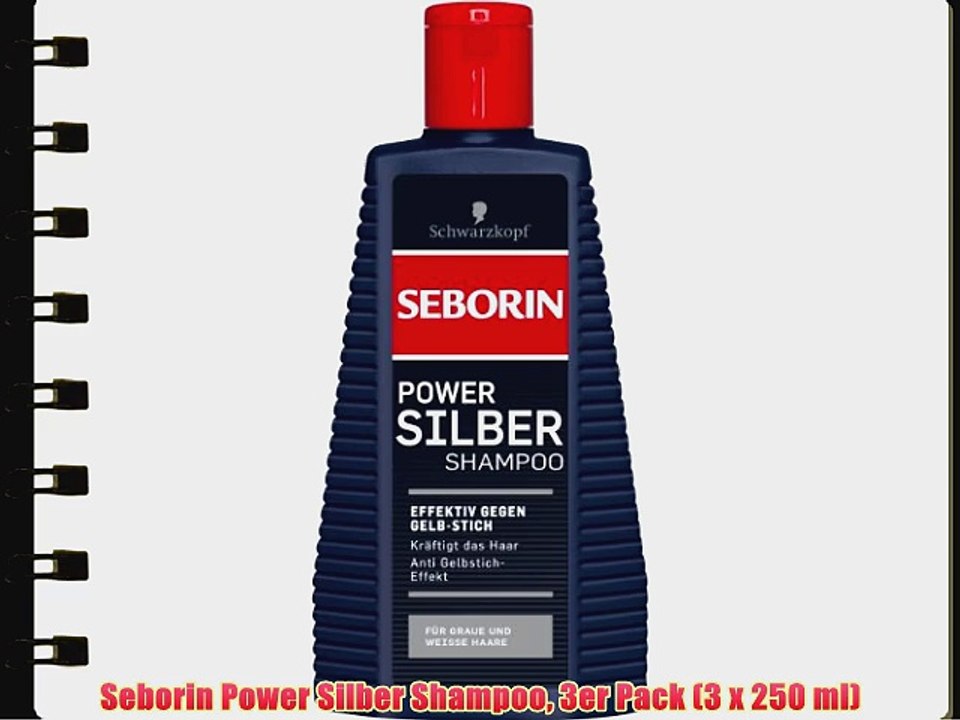 Seborin Power Silber Shampoo 3er Pack (3 x 250 ml)