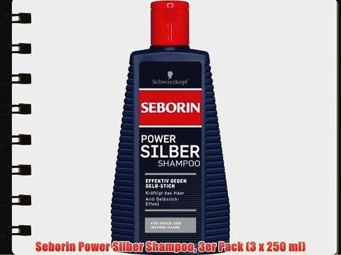 Seborin Power Silber Shampoo 3er Pack (3 x 250 ml)
