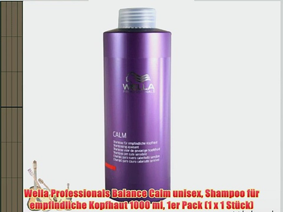 Wella Professionals Balance Calm unisex Shampoo f?r empfindliche Kopfhaut 1000 ml 1er Pack