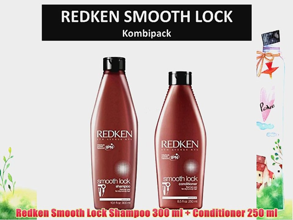 Redken Smooth Lock Shampoo 300 ml   Conditioner 250 ml