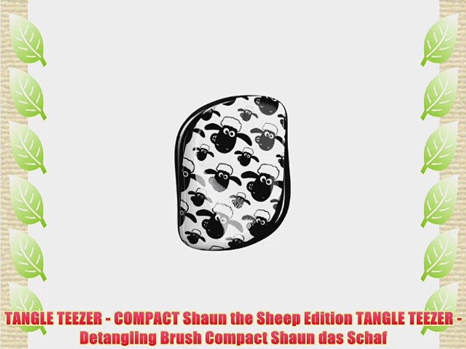 TANGLE TEEZER - COMPACT Shaun the Sheep Edition TANGLE TEEZER - Detangling Brush Compact Shaun