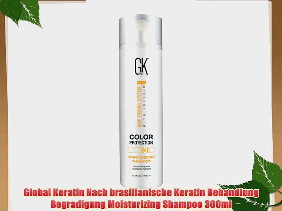 Global Keratin Nach brasilianische Keratin Behandlung Begradigung Moisturizing Shampoo 300ml