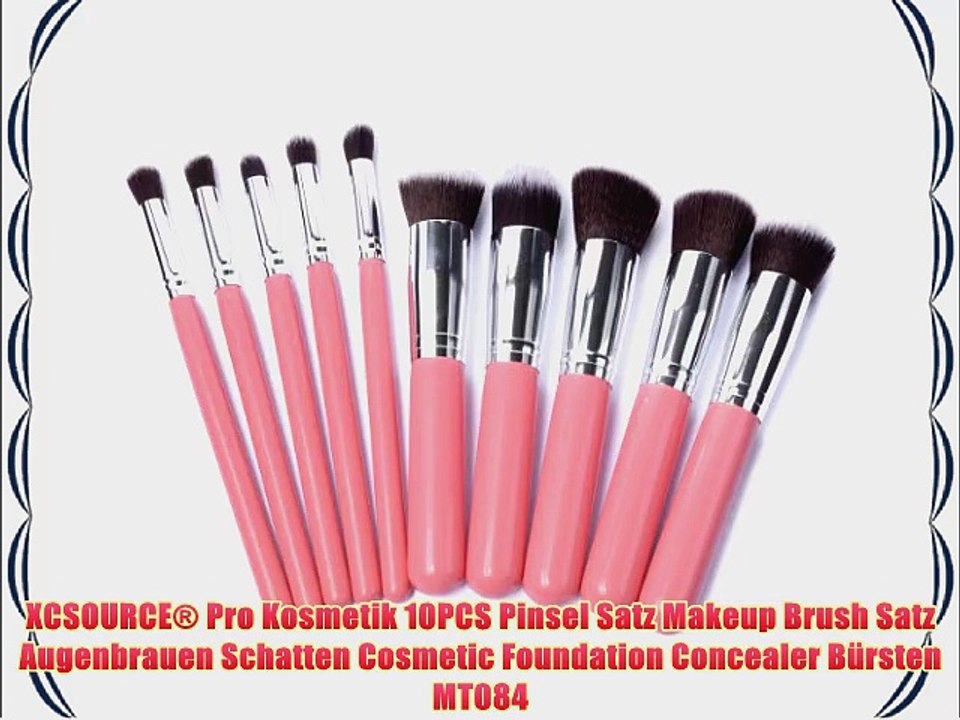 XCSOURCE? Pro Kosmetik 10PCS Pinsel Satz Makeup Brush Satz Augenbrauen Schatten Cosmetic Foundation