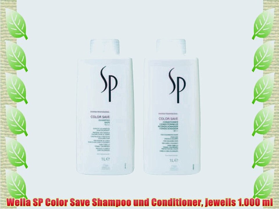 Wella SP Color Save Shampoo und Conditioner jeweils 1.000?ml