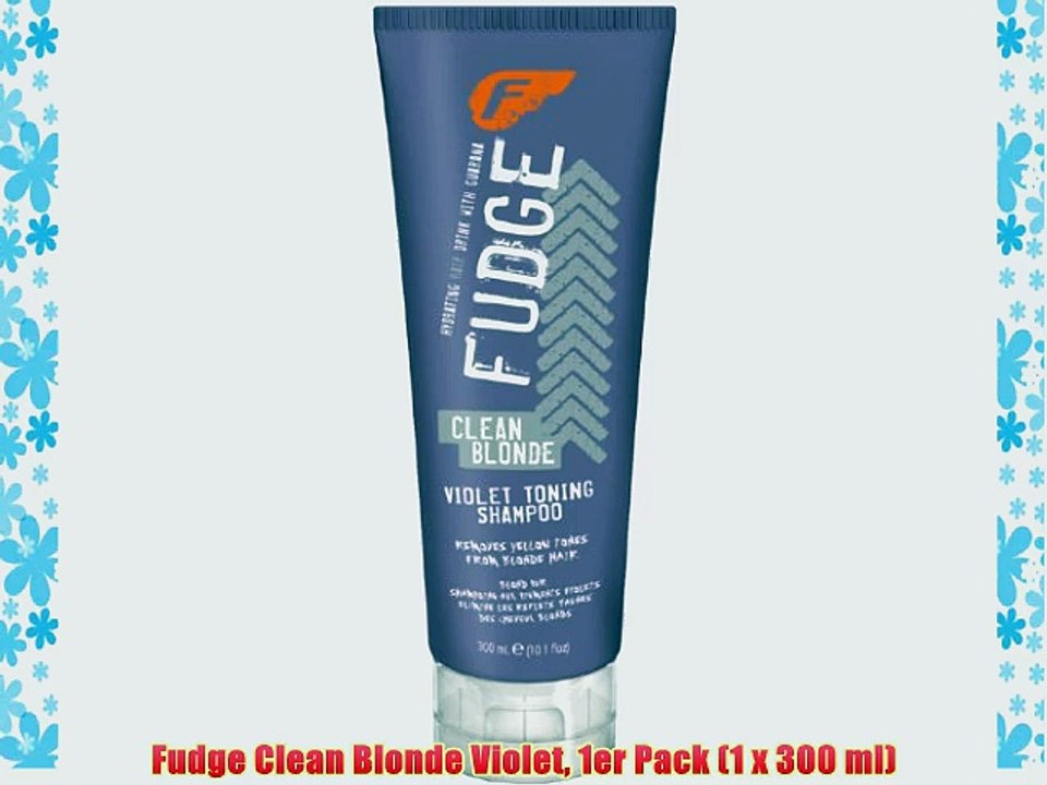 Fudge Clean Blonde Violet 1er Pack (1 x 300 ml)