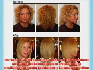 Brasilianische Keratin-Behandlung Kit zur Professionelle Haargl?ttung 100ml (Friseur-Kit)