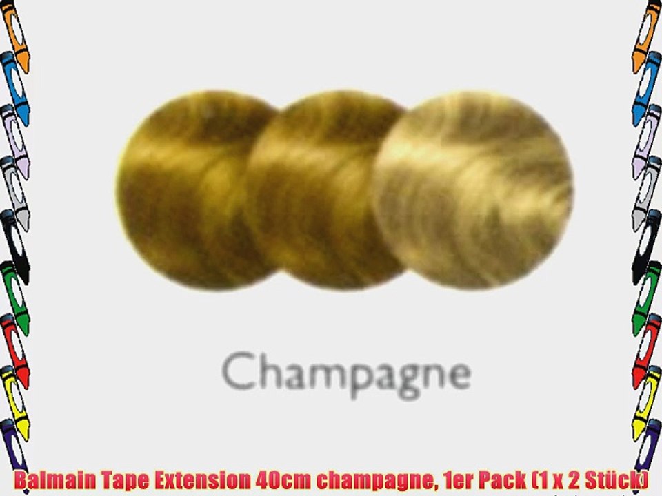 Balmain Tape Extension 40cm champagne 1er Pack (1 x 2 St?ck)