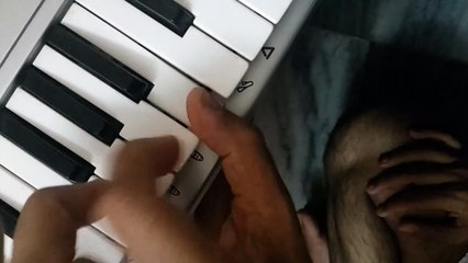 Ansu bhari hai jeevan ki rahe piano tutorial