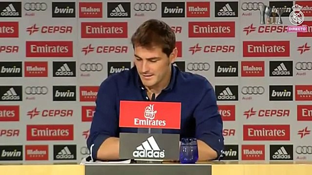 Les larmes d'Iker Casillas durant ses adieux au Real Madrid