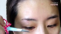 ENG눈썹다듬기&그리기 How to Shape Eyebrows Tycia makeup