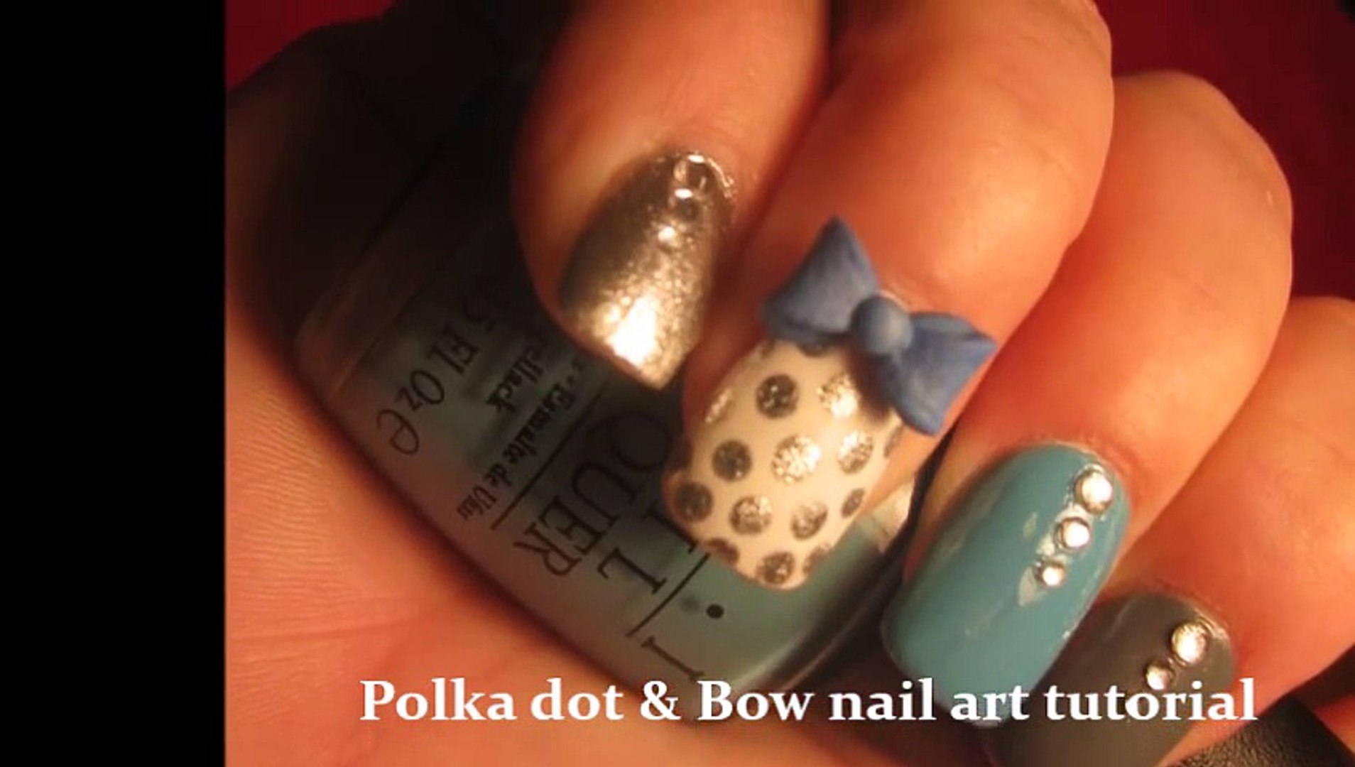 Nail Art Bows Tutorial