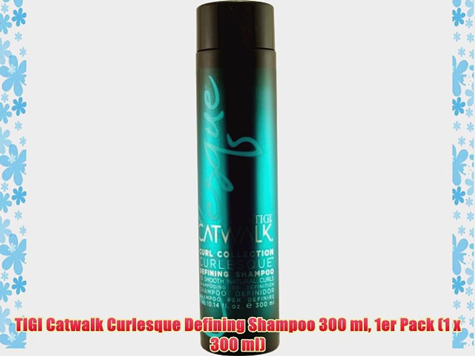 TIGI Catwalk Curlesque Defining Shampoo 300 ml 1er Pack (1 x 300 ml)