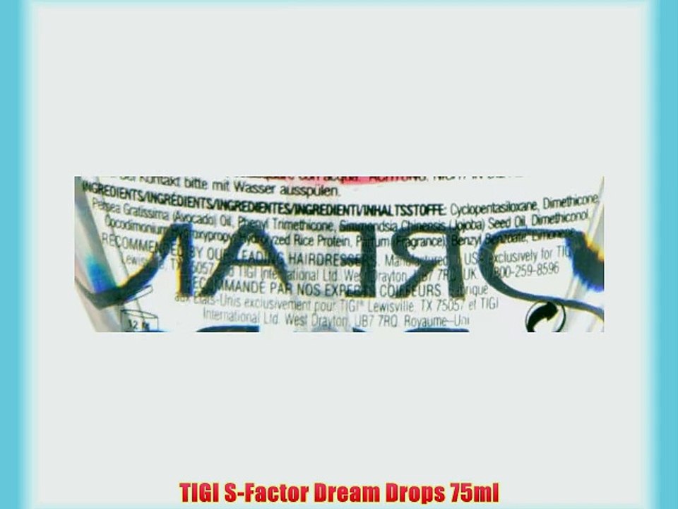 TIGI S-Factor Dream Drops 75ml