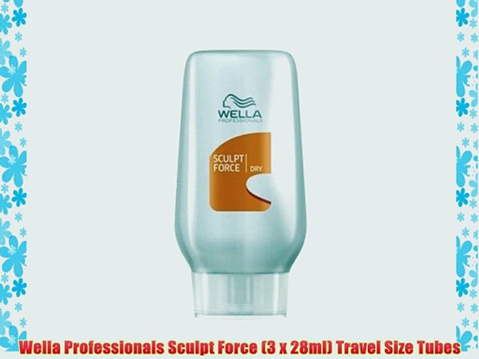 Wella Professionals Sculpt Force (3 x 28ml) Travel Size Tubes