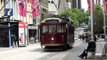 Trams at the Bourke Street Mall - Melbourne Trams