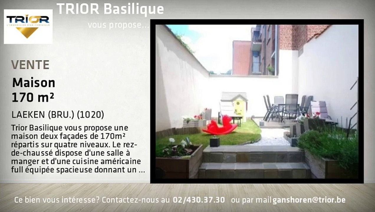 A vendre - Maison - LAEKEN - LAEKEN (BRU.) (BRU.) - LAEKEN (BRU.) (1020) - 170m²