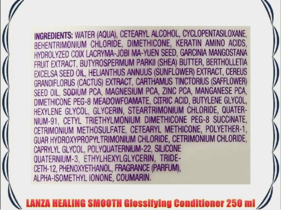 LANZA HEALING SMOOTH Glossifying Conditioner 250 ml