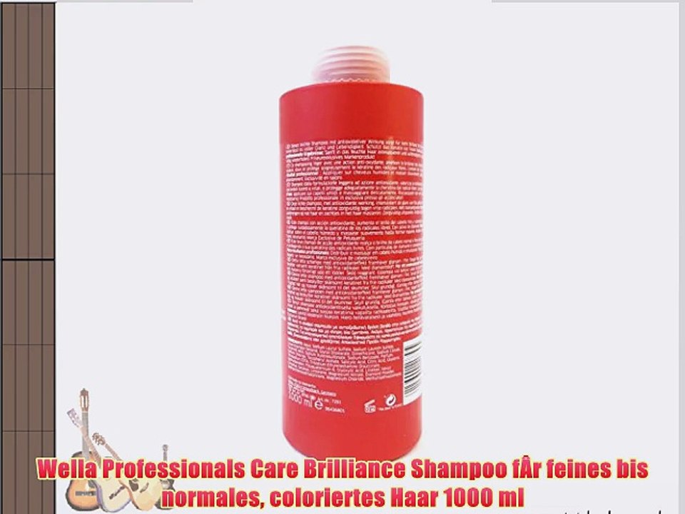 Wella Professionals Care Brilliance Shampoo f??r feines bis normales coloriertes Haar 1000