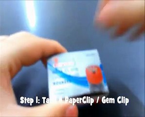 How To Make A SmartPhone Stand With PaperClips Or Gem Clips