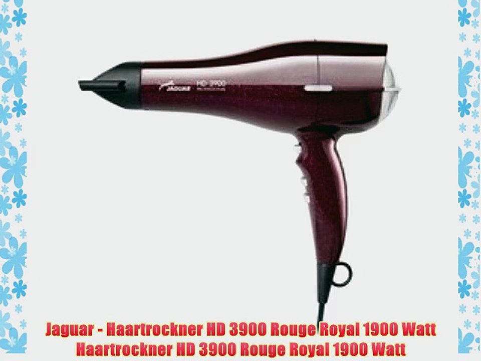 Jaguar - Haartrockner HD 3900 Rouge Royal 1900 Watt Haartrockner HD 3900 Rouge Royal 1900 Watt