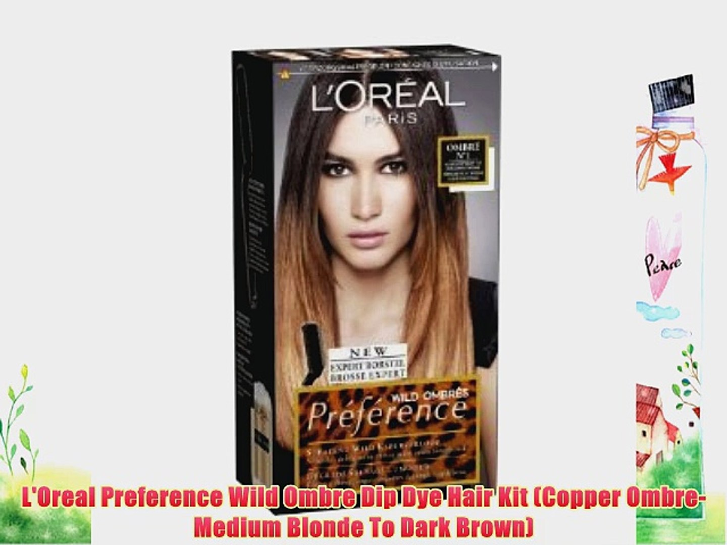 L Oreal Preference Wild Ombre Dip Dye Hair Kit Copper Ombre