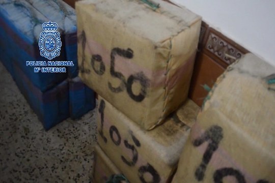 Incautadas cuatro toneladas y media de hachís