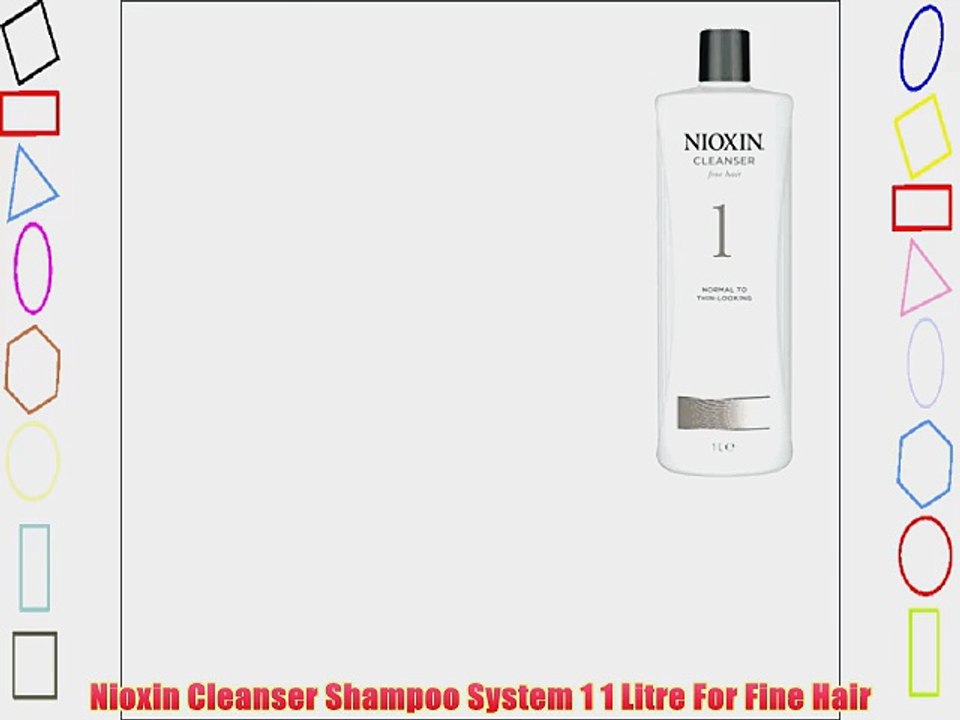 Nioxin Cleanser Shampoo System 1 1 Litre For Fine Hair